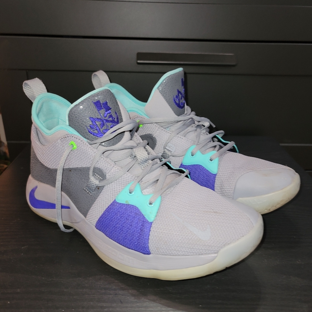 Nike Paul George 2 PURE PLATINIUM-NEO TURQUOISE